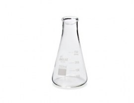 ERLENMEYER DE VIDRO BOCA ESTREITA - 100 ML