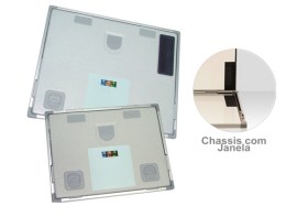 CHASSIS RADIOGRÁFICO EM ALUMÍNIO COM JANELA - 20 X 25 CM